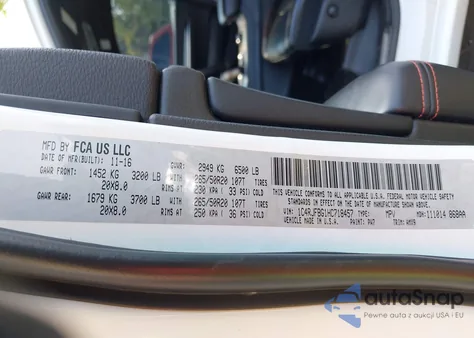 2017 Jeep Grand Cherokee Limited 75Th Anniversary Edition 4X4 из США, поврежденный, VIN 1C4RJFBG1HC718457